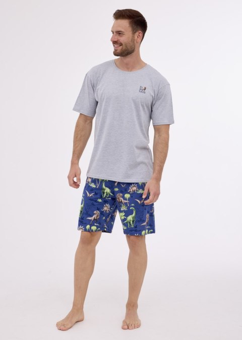 PIŻAMA MĘSKA 326/272 DINOSAUR 2 KR R.3XL-5XL PIŻAMA MĘSKA 326/272 DINOSAUR 2 KR R.3XL-5XL