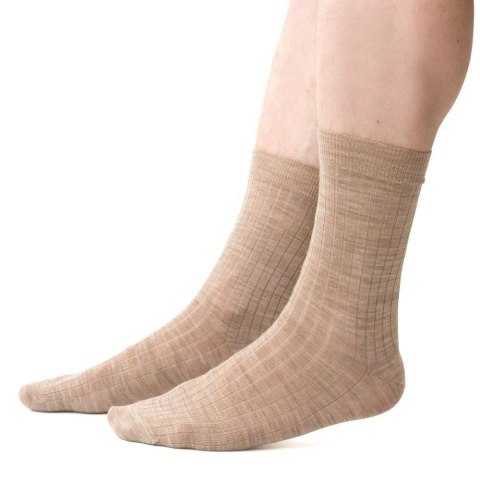 SKARPETY BEZUCISKOWE W PRĄŻEK MERINO WOOL 130 SKARPETY BEZUCISKOWE W PRĄŻEK MERINO WOOL 130