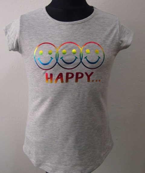 BLUZKA DZIEWCZĘCA HAPPY KR R.146-152 SALE BLUZKA DZIEWCZĘCA HAPPY KR R.146-152 SALE
