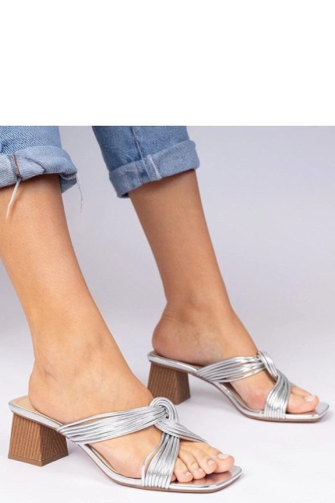 Sandał Klapki Model Lilea H8-385 Silver - PRIMO PRIMO