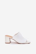 Sandał Klapki Model Wenilan FY35-1 White - Step in style Step in style