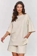 Spodnie Komplet Model M870 Light Beige - Makadamia Makadamia Spodnie Komplet Model M870 Light Beige - Makadamia Makadamia