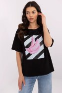 Tshirt Damski Model MI-TS-M3221.40P Black - Italy Moda Italy Moda Tshirt Damski Model MI-TS-M3221.40P Black - Italy Moda Italy Moda
