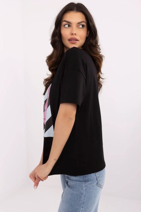 Tshirt Damski Model MI-TS-M3221.40P Black - Italy Moda Italy Moda Tshirt Damski Model MI-TS-M3221.40P Black - Italy Moda Italy Moda