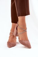 Czółenka Model Verithas LY-9306-2 Nude - Step in style Step in style Czółenka Model Verithas LY-9306-2 Nude - Step in style Step in style