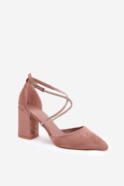 Czółenka Model Verithas LY-9306-2 Nude - Step in style Step in style Czółenka Model Verithas LY-9306-2 Nude - Step in style Step in style