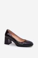 Czółenka Model Vinceza 91130 Black Skóra Lakier - Step in style Step in style Czółenka Model Vinceza 91130 Black Skóra Lakier - Step in style Step in style