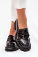 Mokasyny Model Elearionna 1-7028 Black - Step in style Step in style Mokasyny Model Elearionna 1-7028 Black - Step in style Step in style