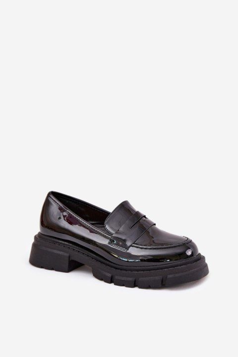 Mokasyny Model Elearionna 1-7028 Black - Step in style Step in style Mokasyny Model Elearionna 1-7028 Black - Step in style Step in style