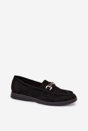 Mokasyny Model Labirae 23502 Black - Step in style Step in style Mokasyny Model Labirae 23502 Black - Step in style Step in style