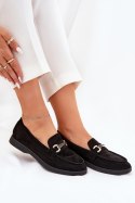 Mokasyny Model Labirae 23502 Black - Step in style Step in style Mokasyny Model Labirae 23502 Black - Step in style Step in style