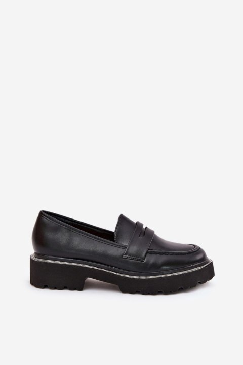 Mokasyny Model Wilamla 100-368 Black Skóra - Step in style Step in style Mokasyny Model Wilamla 100-368 Black Skóra - Step in style Step in style