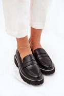 Mokasyny Model Wilamla 100-368 Black Skóra - Step in style Step in style Mokasyny Model Wilamla 100-368 Black Skóra - Step in style Step in style