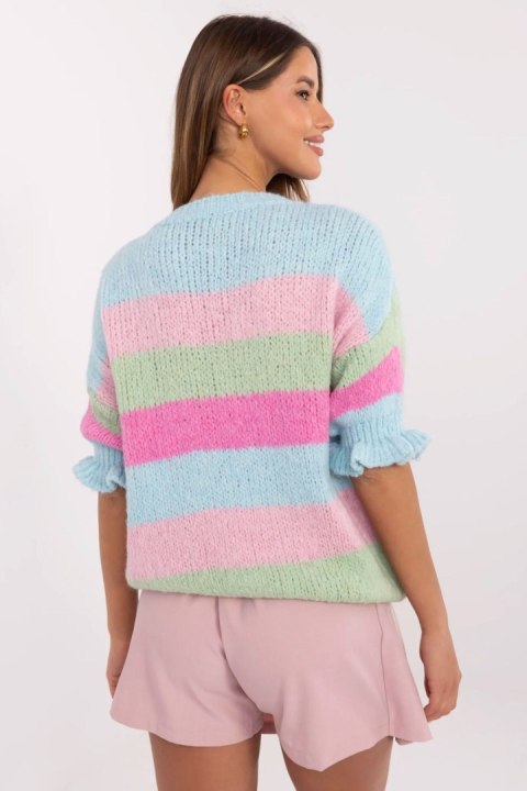 Sweter Damski Model MI-SW-1903.94 Blue - Italy Moda Italy Moda Sweter Damski Model MI-SW-1903.94 Blue - Italy Moda Italy Moda
