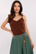 Koszulka Top Model D15200M02399A Dark Brown - Sublevel Sublevel Koszulka Top Model D15200M02399A Dark Brown - Sublevel Sublevel
