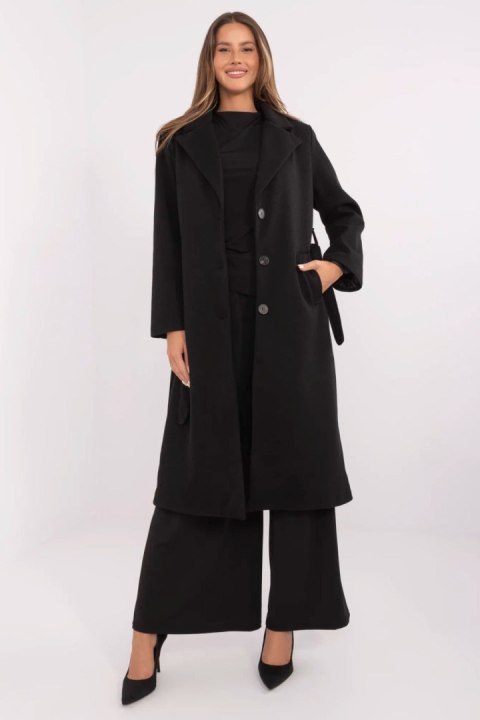 Płaszcz Damski Model MO-PL-1804.00 Black - Italy Moda Italy Moda