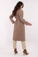 Płaszcz Damski Model MO-PL-1804.00 Dark Beige - Italy Moda Italy Moda Płaszcz Damski Model MO-PL-1804.00 Dark Beige - Italy Moda Italy Moda
