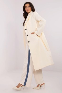 Płaszcz Damski Model MO-PL-1804.00 Ecru - Italy Moda Italy Moda