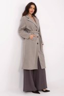 Płaszcz Damski Model MO-PL-1804.00 Grey/Beige - Italy Moda Italy Moda Płaszcz Damski Model MO-PL-1804.00 Grey/Beige - Italy Moda Italy Moda