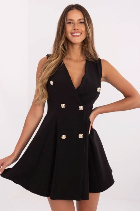 Sukienka Model MI-SK-8666.91 Black - Italy Moda Italy Moda Sukienka Model MI-SK-8666.91 Black - Italy Moda Italy Moda