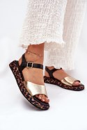 Sandały Model S.Barski JC51-347 Gold - Step in style Step in style