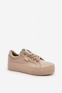 Trampki Model Lee Cooper LCW-24-31-2181 Beige - Step in style Step in style