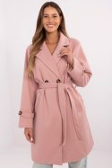 Płaszcz Damski Model MO-PL-5209.87 Dark Pink - Italy Moda Italy Moda