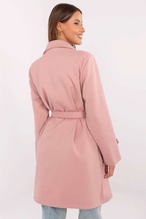 Płaszcz Damski Model MO-PL-5209.87 Dark Pink - Italy Moda Italy Moda Płaszcz Damski Model MO-PL-5209.87 Dark Pink - Italy Moda Italy Moda