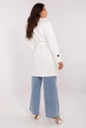 Płaszcz Damski Model MO-PL-5209.87 Ecru - Italy Moda Italy Moda