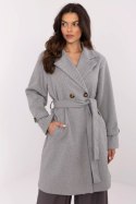 Płaszcz Damski Model MO-PL-5209.87 White/Grey - Italy Moda Italy Moda