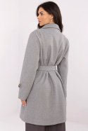 Płaszcz Damski Model MO-PL-5209.87 White/Grey - Italy Moda Italy Moda