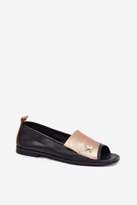 Baleriny Model Zazoo 1865 Gold/Black - Step in style Step in style Baleriny Model Zazoo 1865 Gold/Black - Step in style Step in style