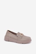 Mokasyny Model Vinceza 88007 Dark Beige - Step in style Step in style Mokasyny Model Vinceza 88007 Dark Beige - Step in style Step in style