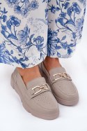 Mokasyny Model Vinceza 88007 Dark Beige - Step in style Step in style Mokasyny Model Vinceza 88007 Dark Beige - Step in style Step in style