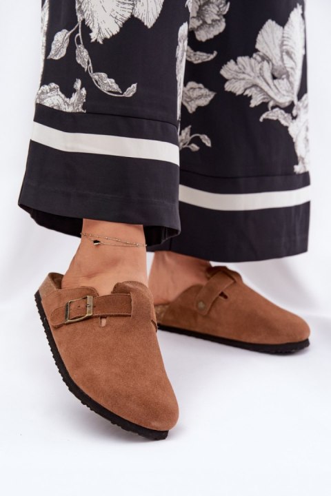 Sandał Klapki Model Big Star RR274A387 Brown - Step in style Step in style Sandał Klapki Model Big Star RR274A387 Brown - Step in style Step in style