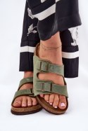 Sandał Klapki Model Big Star RR274A393 Green - Step in style Step in style