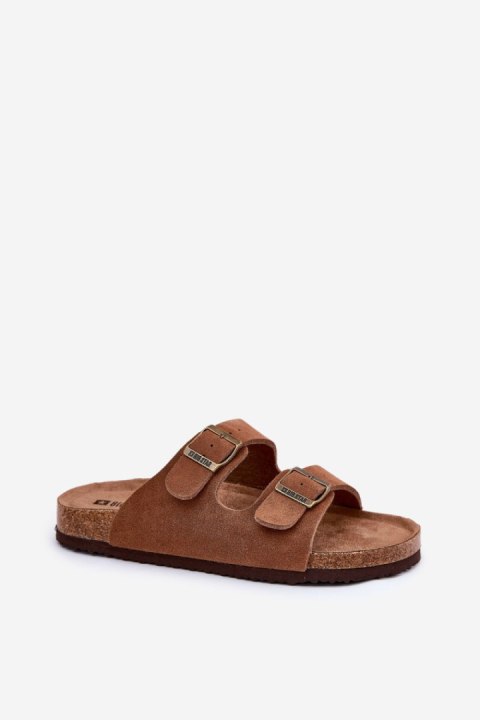 Sandał Klapki Model Big Star RR274A394 Brown - Step in style Step in style Sandał Klapki Model Big Star RR274A394 Brown - Step in style Step in style