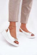 Sandały Model S.Barski LR51-593 White - Step in style Step in style Sandały Model S.Barski LR51-593 White - Step in style Step in style