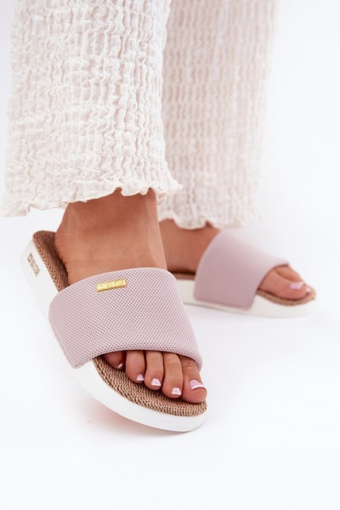 Sandał Klapki Model Big Star RR274A105 Light Pink - Step in style Step in style Sandał Klapki Model Big Star RR274A105 Light Pink - Step in style Step in style