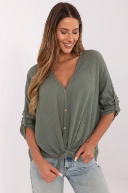 Koszula Damska Model DHJ-KS-25108.60P Khaki - Italy Moda Italy Moda