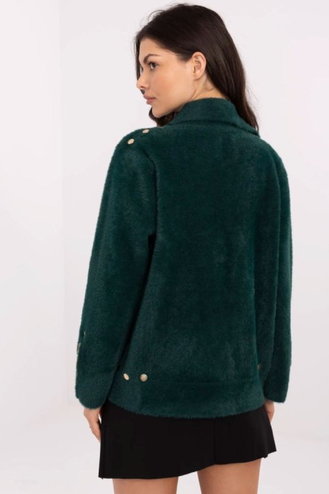 Kurtka Damska Model MBM-KR-L176.87 Dark Green - MBM MBM Kurtka Damska Model MBM-KR-L176.87 Dark Green - MBM MBM
