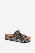 Sandał Klapki Model Mellene W249 Black - Step in style Step in style