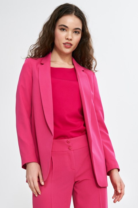 Klasyczna marynarka Z77 Pink - Nife Nife Klasyczna marynarka Z77 Pink - Nife Nife