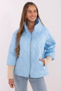 Kurtka Damska Model MI-KR-9002-1.74P Light Blue - Italy Moda Italy Moda Kurtka Damska Model MI-KR-9002-1.74P Light Blue - Italy Moda Italy Moda