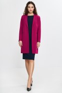 Sukienka z subtelnym dekoltem na plecach S266 Navy - Nife Nife Sukienka z subtelnym dekoltem na plecach S266 Navy - Nife Nife