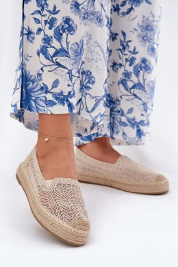 Espadryle Model Vinceza 17392 Beige - Step in style Step in style