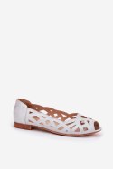 Baleriny Model Calgis ASA136-8 Silver - Step in style Step in style Baleriny Model Calgis ASA136-8 Silver - Step in style Step in style