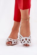 Baleriny Model Calgis ASA136-8 Silver - Step in style Step in style Baleriny Model Calgis ASA136-8 Silver - Step in style Step in style