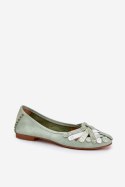 Baleriny Model Maciejka 01358-50 Mint - Step in style Step in style Baleriny Model Maciejka 01358-50 Mint - Step in style Step in style