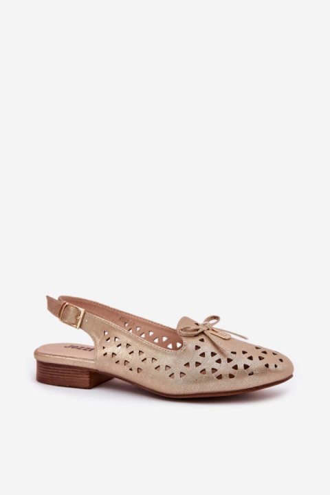 Baleriny Model Navinnia ASA222-7 Gold - Step in style Step in style Baleriny Model Navinnia ASA222-7 Gold - Step in style Step in style